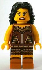 LEGO Minifigure-Warrior Woman-Collectible Minifigures / Series 10-Creative Brick Builders